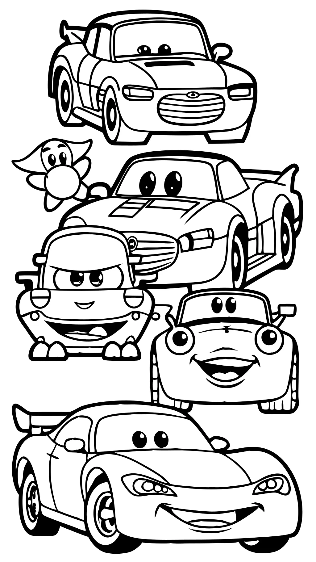 coloring pages for disney cars